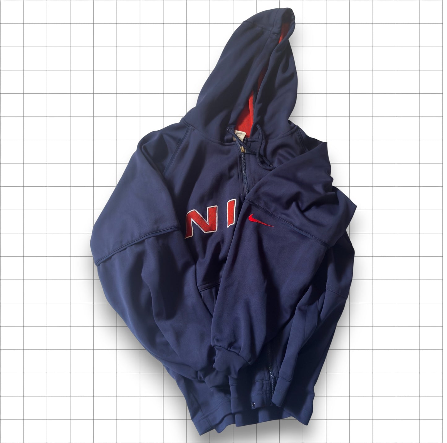 Nike full zip hoodie (m)
