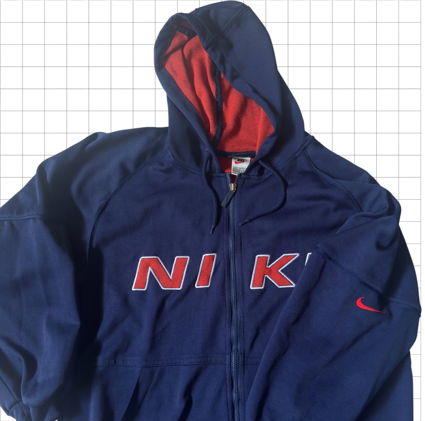 Nike full zip hoodie (m)