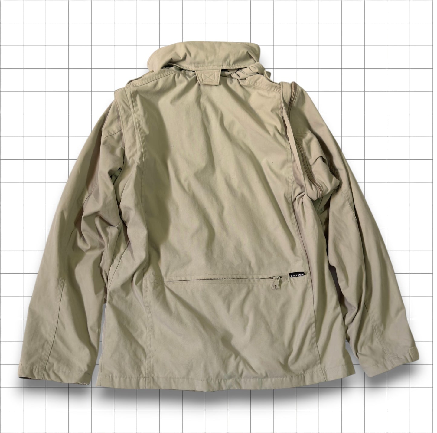 fishing jacket Columbia, 2 in 1 (S)