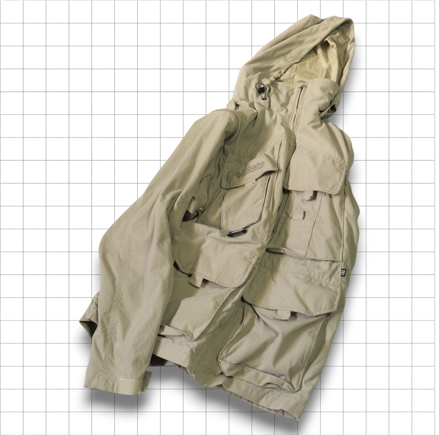 fishing jacket Columbia, 2 in 1 (S)